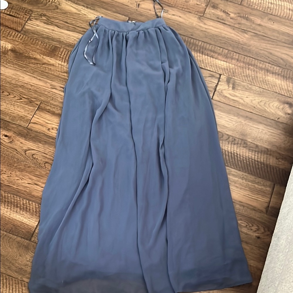 Jodi Kristopher Blue Maxi A-Line Skirt